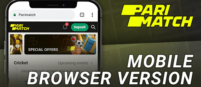 Mobile Site PariMatch