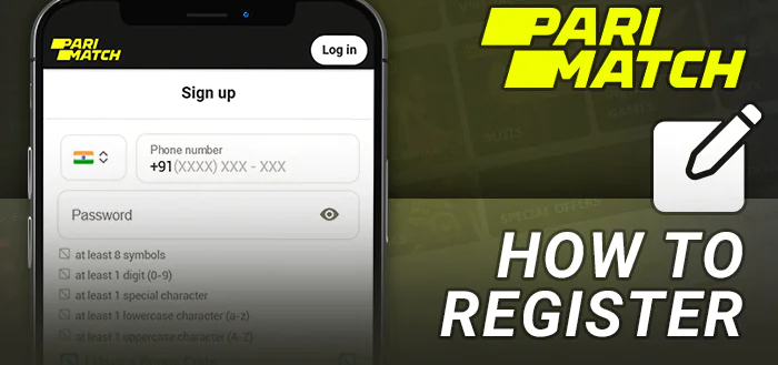 Registering on the PariMatch APP